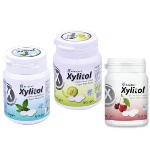 MIRADENT XYLITOL - dropsy z ksylitolem na próchnicę 26 sztuk