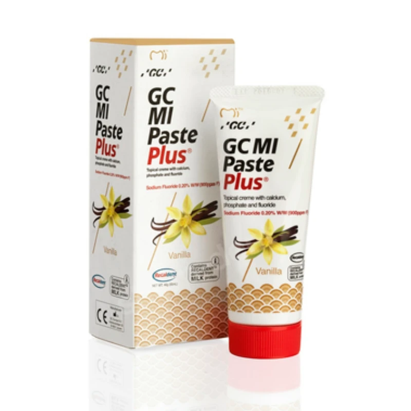 GC MI PASTE PLUS - płynne szkliwo z fluorem, pasta do zębów 35ml wanilia