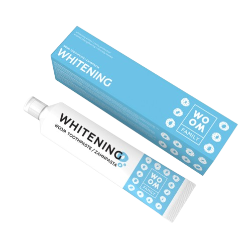 Woom Family Whitening - wybielająca pasta do zębów z fluorem 75 ml