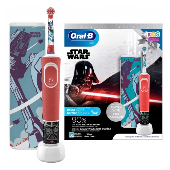 Oral-B Vitality Kids Starwars - szczoteczka elektryczna dla dzieci z motywem Star Wars