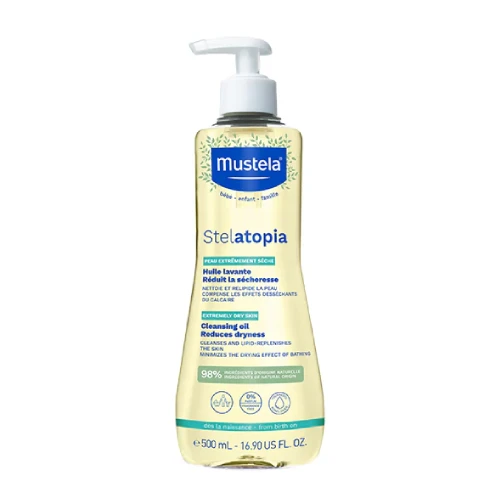 Mustela Stelatopia - olejek myjący dla dzieci przeciw swędzeniu 500 ml