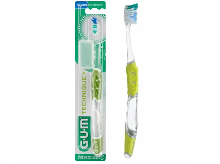 Gum Technique + - szczoteczka o średniej twardości włosia do higieny jamy ustnej