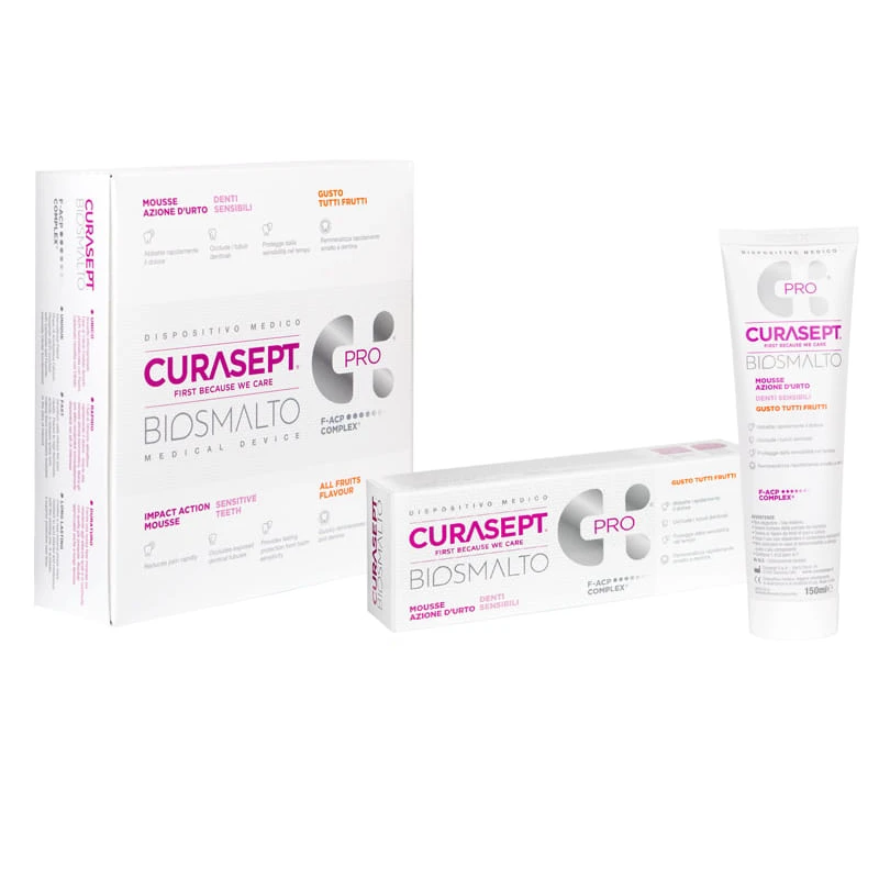 CURASEPT BIOSMALTO SENSITIVE - mus wieloowocowy na nadwrażliwość 150ml