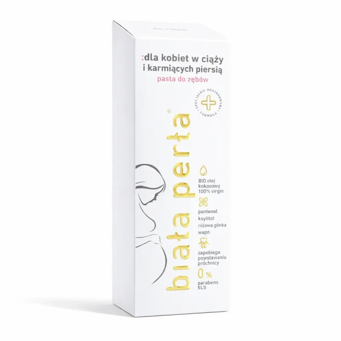 Biała Perła dla kobiet w ciąży - pasta do zębów dla kobiet w ciąży i karmiących piersią 75 ml