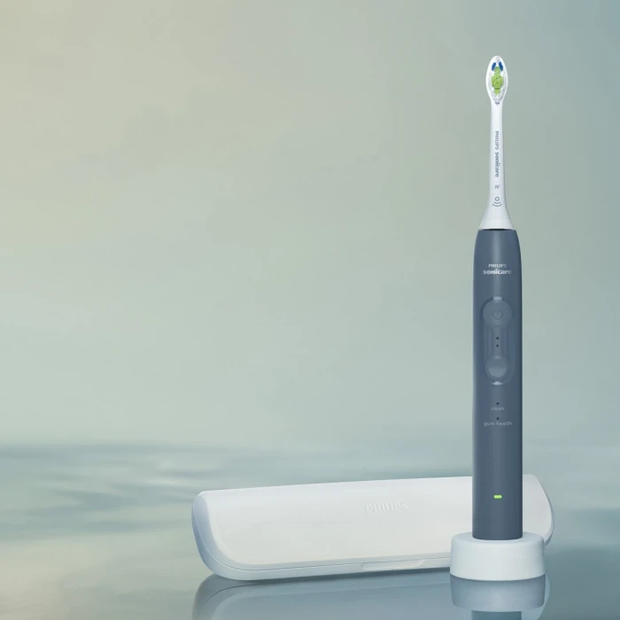 Philips Sonicare 4100 HX4043/48 – szczoteczka soniczna elektryczna Marine Blue z etui