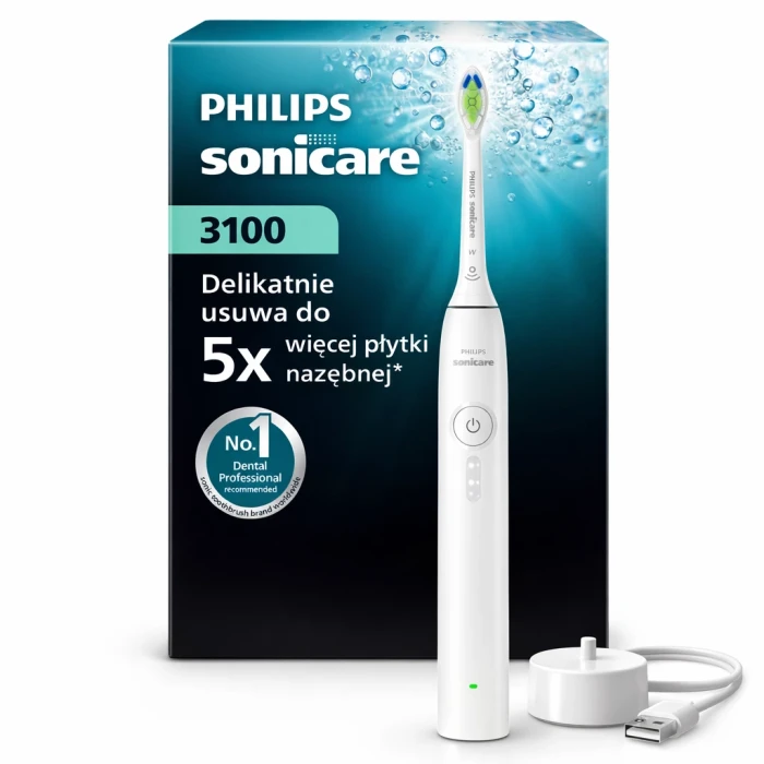 Philips Sonicare 3100 HX4031/21 – szczoteczka soniczna elektryczna White