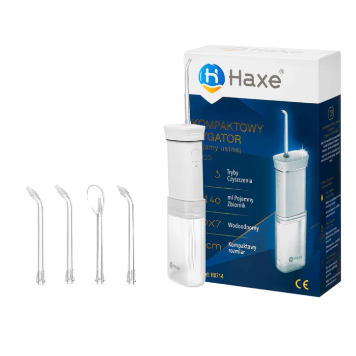 Haxe HX714 Picco - irygator kompaktowy do podróży z 3 trybami