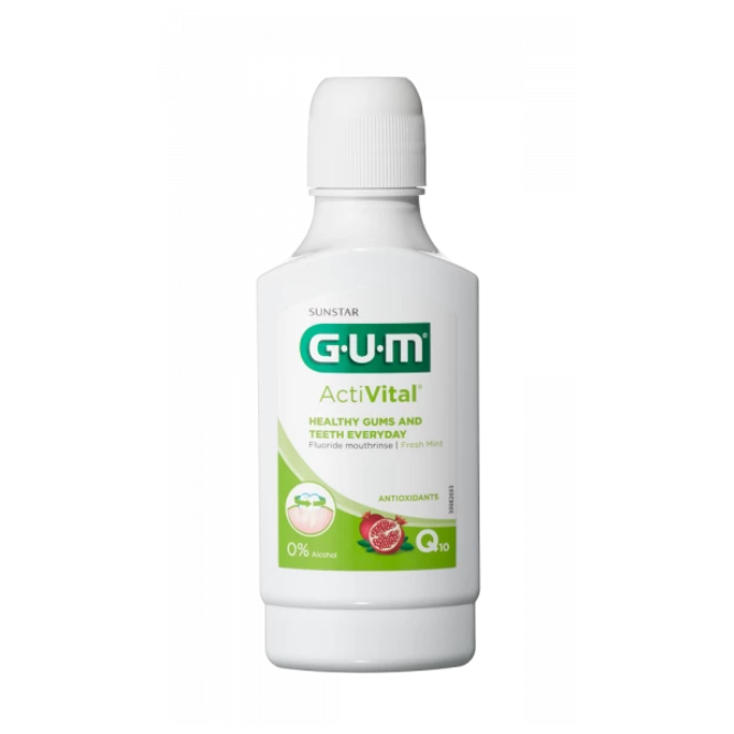 Gum ActiVital - płyn do higieny jamy ustnej na zdrowe zęby i dziąsła 300 ml