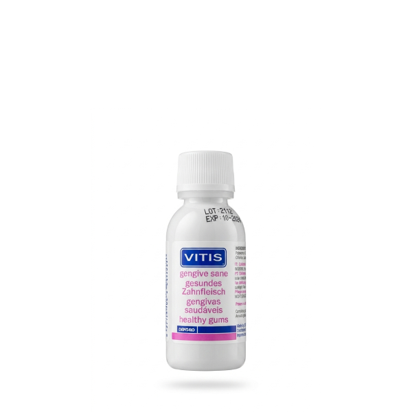 Vitis Heathy Gums - mini płyn do płukania na problemy z dziąsłami 30 ml