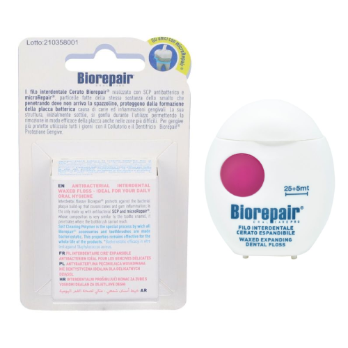 Biorepair - woskowana pęczniejąca nić dentystyczna 30 m