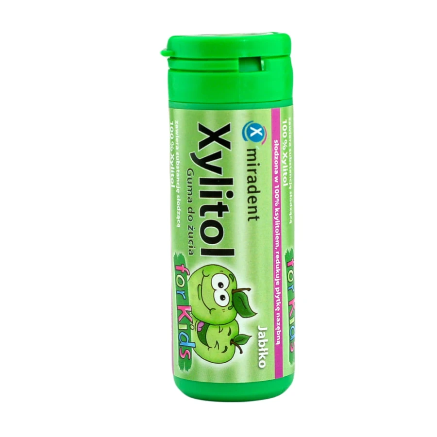 Miradent xylitol gums green apple