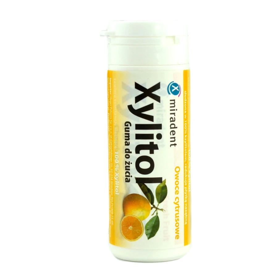 Miradent xylitol gum owoce cytrusowe