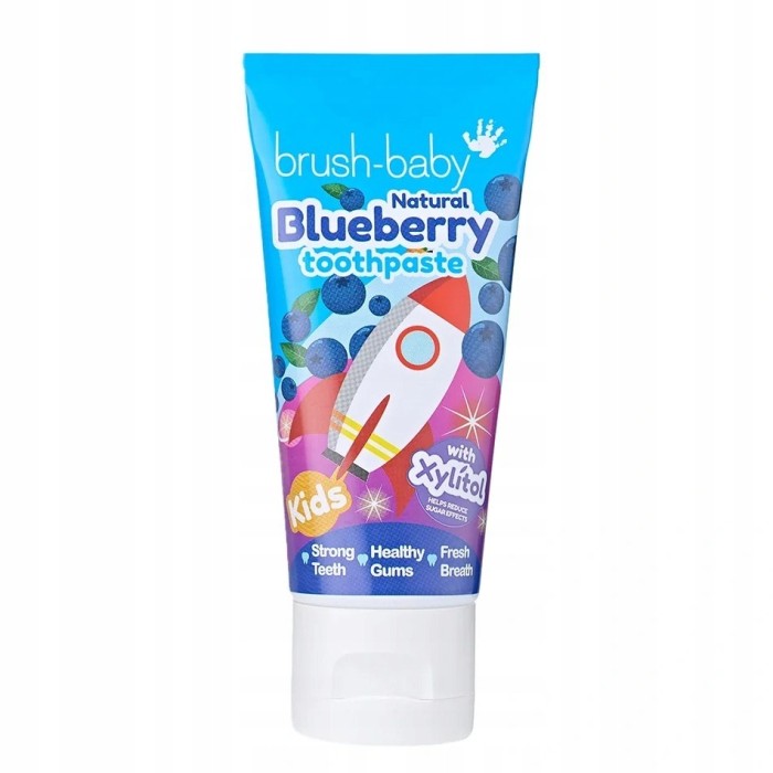 Brush-baby Blueberry - pasta do zębów z fluorem 1350 ppm o smaku jagodowym 50 ml