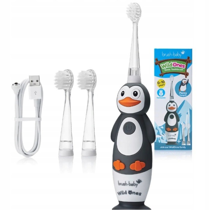 Brushbaby WildOnes Penguin - szczoteczka soniczna dla dzieci