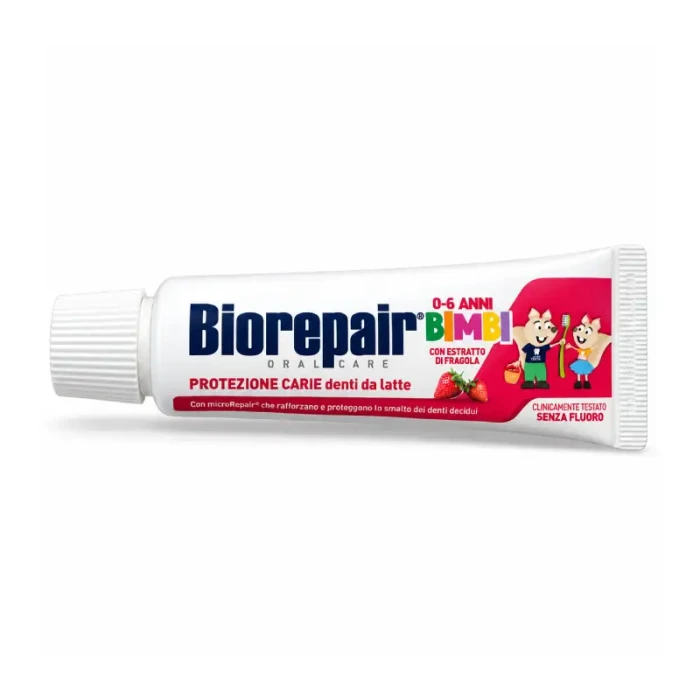 Biorepair Bimbi - pasta dla dzieci o smaku truskawkowym gratis
