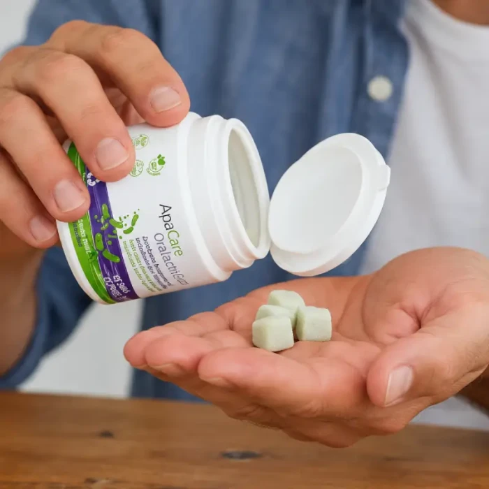 ApaCare Oralactin Gum BOX 45 szt. - przeciwpróchnicowe gumy do żucia