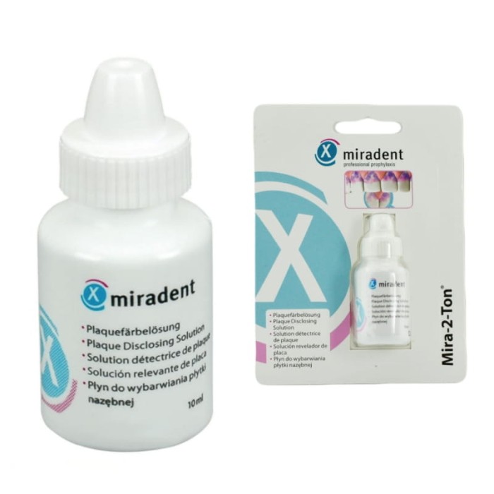 MIRADENT MIRA-2-TON - preparat do wybarwiania płytki nazębnej 10ml