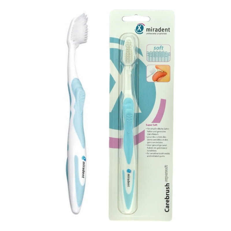 MIRADENT CAREBRUSH Supersoft - bardzo miękka szczoteczka do zębów
