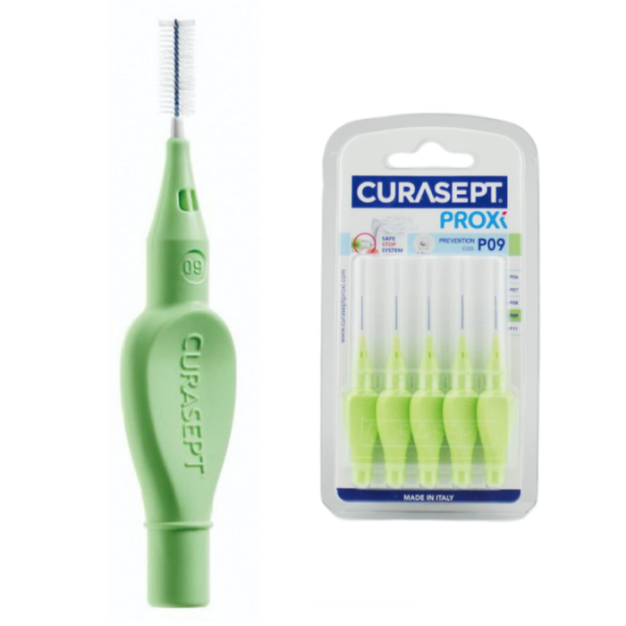 CURASEPT PROXI ZIELONE P09 - szczoteczki międzyzębowe 5 szt.
