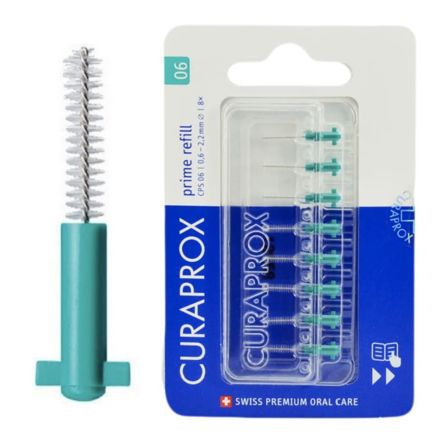 CURAPROX CPS 06 PRIME 8 sztuk - szczoteczki międzyzębowe turkusowe