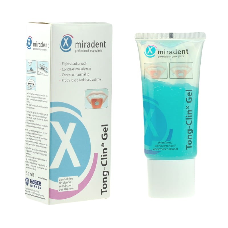 MIRADENT TONG-CLIN GEL - żel do czyszczenia języka