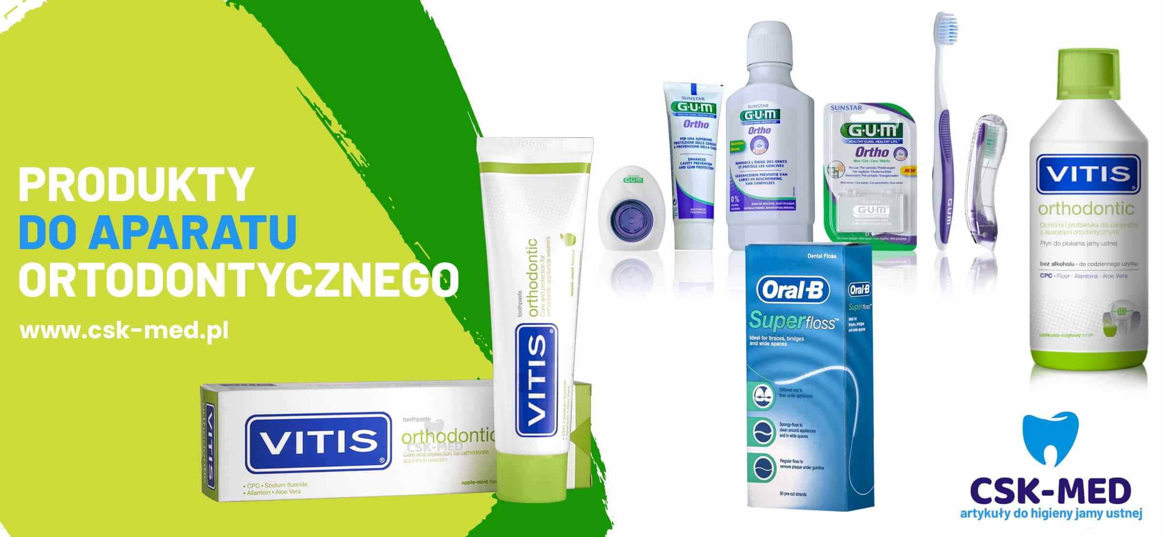 Produkty do higieny aparatu ortodontycznego