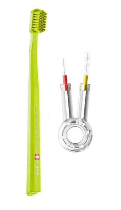 CURAPROX Super Duo CS5460 CPS Prime - zestaw szczoteczka do zębów + szczoteczki międzyzębowe