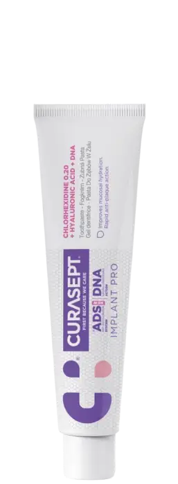 CURASEPT ADS DNA IMPLANT PRO - pasta do zębów z chlorheksydyną 0,20%