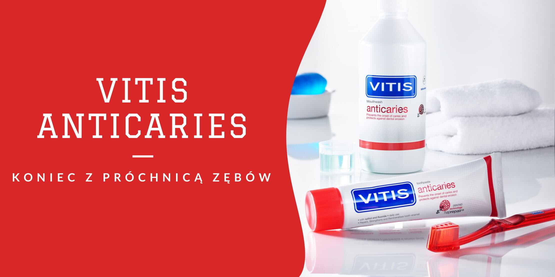 Seria Vitis Anticaries na próchnicę zębów