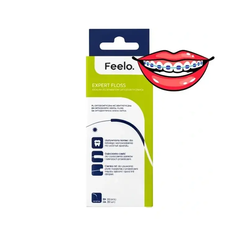 feelo expert floss nic dentystyczna apart ortodontyczny