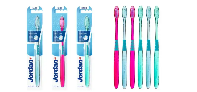 JORDAN TARGET TEETH AND GUMS HARD - szczoteczka manualna twarda