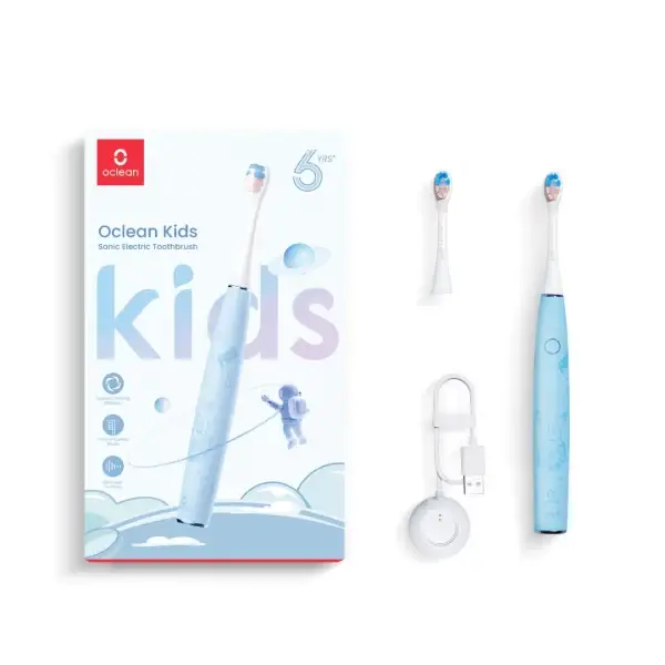 OCLEAN KIDS - szczoteczka soniczna dla dzieci 6-12 lat NIEBIESKA