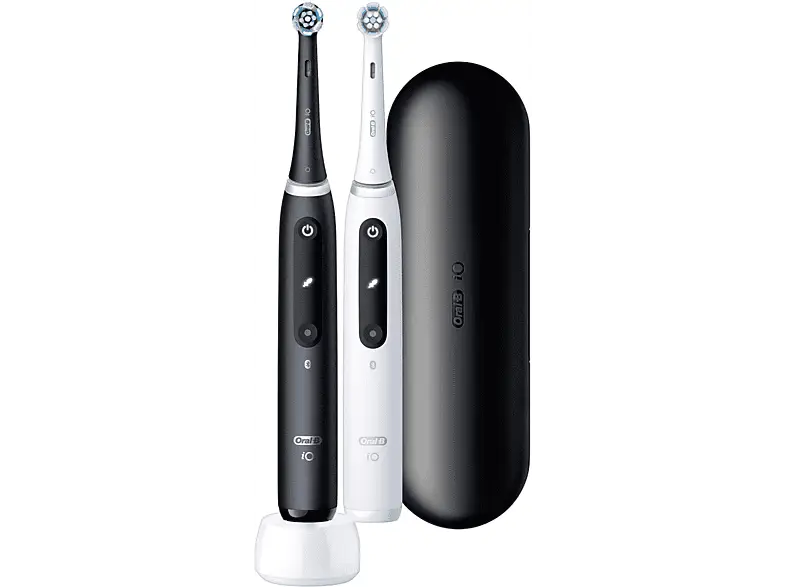 ORAL-B iO SERIES 5 DUO MATT BLACK/QUITE WHITE - zestaw szczoteczek elektrycznych CZARNA/BIAŁA