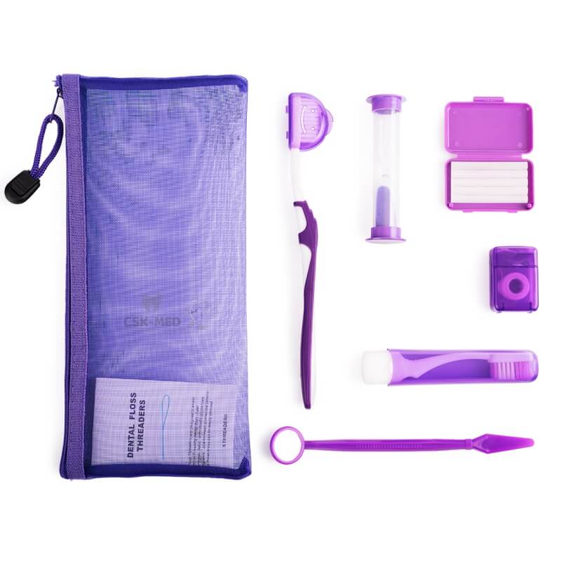 ORTHOMAX - zestaw ortodontyczny fioletowy