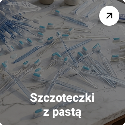 Szczoteczki jednorazowe z pastą