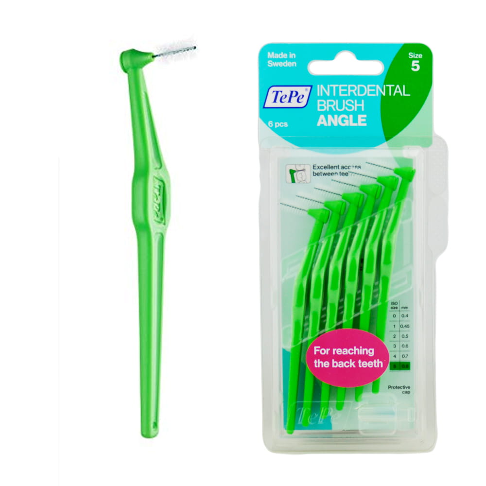 TePe Angle szczoteczki międzyzębowe - zielone