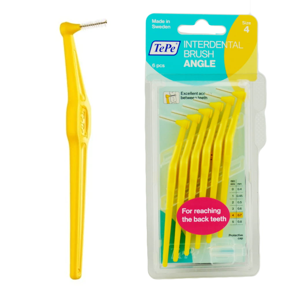 TePe Angle szczoteczki międzyzębowe - żółte 0,7mm