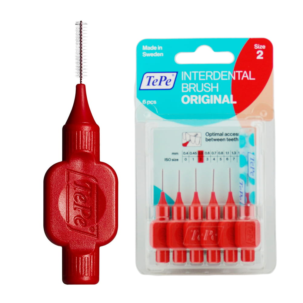 TePe szczoteczki międzyzębowe - czerwone