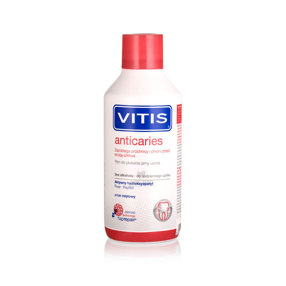 VITIS ANTICARIES - płyn przeciwko próchnicy zębów 500ml