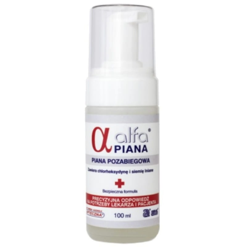 ALFA PIANA - pozabiegowa piana wspomagająca gojenie ran po zabiegach w jamie ustnej 100ml