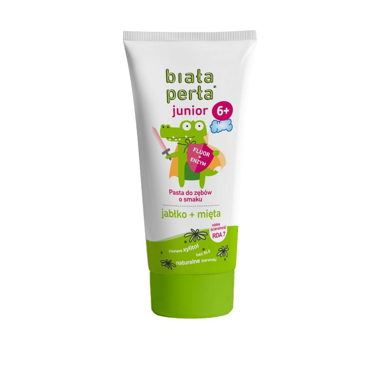 BIAŁA PERŁA JUNIOR - pasta do zębów dla dzieci 6+ lat 75ml