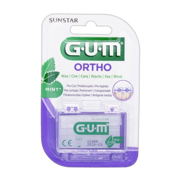 GUM ORTHO - wosk ortodontyczny, miętowy