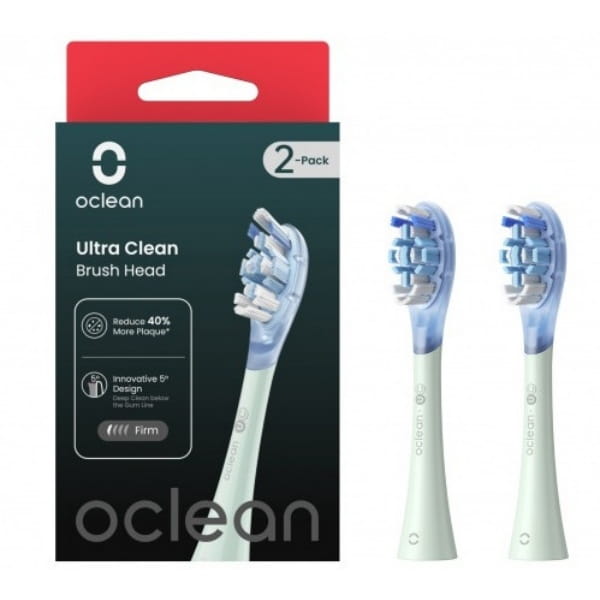 OCLEAN ULTRA CLEAN - końcówki wymienne do szczoteczki sonicznej Oclean miętowe 2 szt.